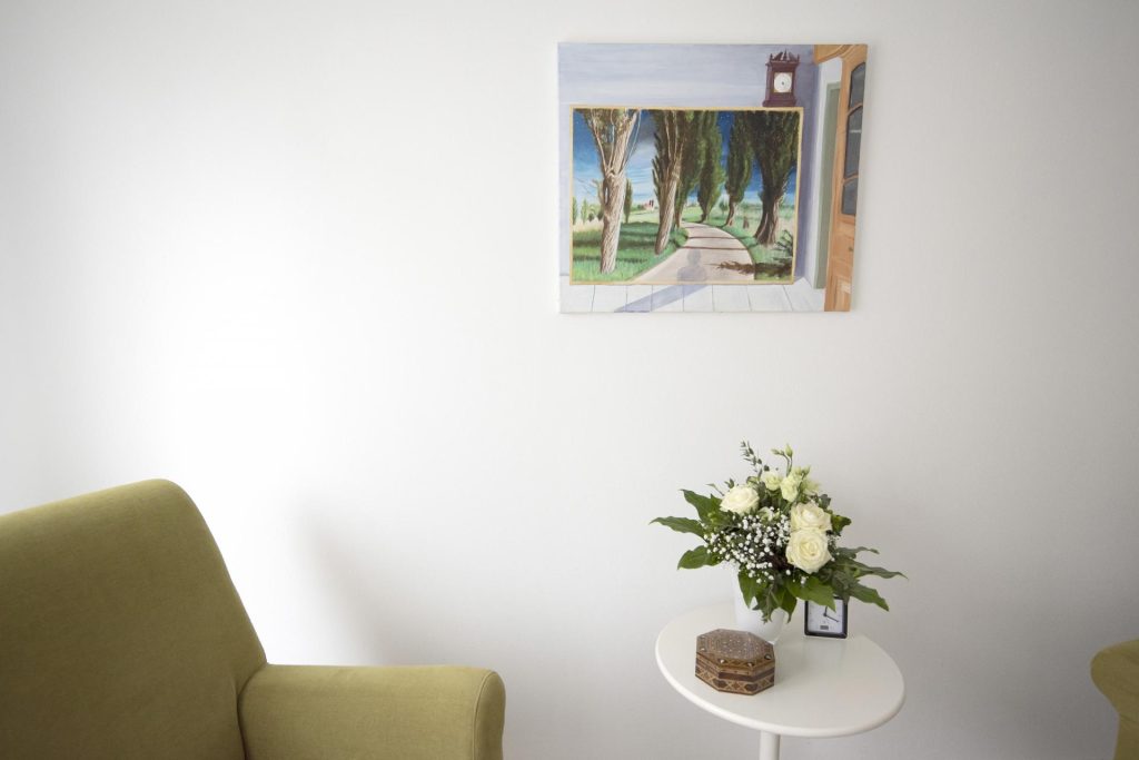 Grüne Pflanzen in einem Raum